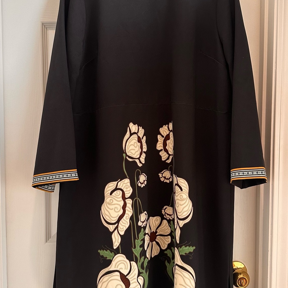 Tuckernuck Black Moonflower Bouquet Dress XL
